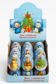 НР яйце шоколадне ялинка 25г./ 24 шт 00000001714 фото