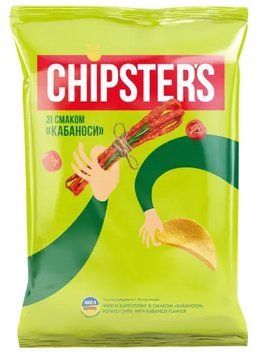 Чіпси Chipster's кабаноси 110г. / 16шт 00000000778 фото