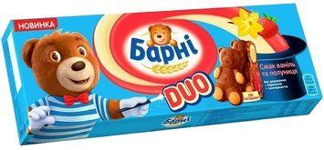 Барні DUO ваніль полуниця 150г./24шт (Хорошоп) 00000002115 фото