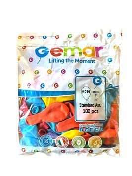 Шарік 19см "Gemar"100 шт 144 фото