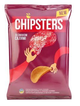 Чіпси Chipster's салямі 110г. / 16шт 00000000775 фото