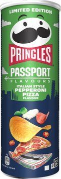 Чіпси Pringles Italian Pepperoni 165г. / 19 шт 00000000838 фото