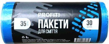 Мішки для сміття 35x30шт ТМ"Profit" - 1 шт 00000000950 фото