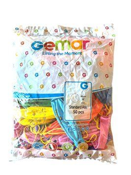 Шарік 45см Гарбуз "Gemar" 50 шт 144 фото
