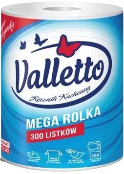 Рушник паперовий Valletto MEGA 300 відривів / 6 шт 00000000980 фото