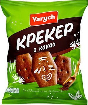 Крекер Ярич какао 170г. / 21шт 230 фото