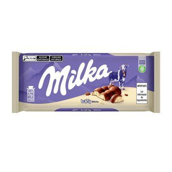 Шоколад Milka Bubbles пористий білий 95г./15 шт 00000000560 фото