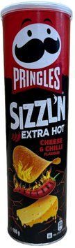 Чіпси Pringles Sizzln Extra Hot 180г./ 19 00000000828 фото