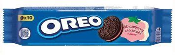 Печиво Oreo зі смаком полуниці та чізкейк 95г. / 28шт (Хорошоп) 215 фото