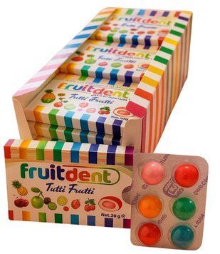 Жуйка Блістер Fruitdent 20г. / 24 шт 263 фото