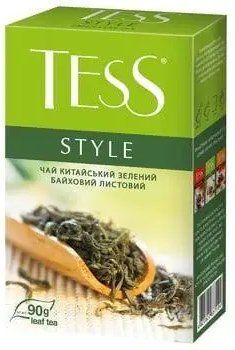 Чай TESS Зелений Style 90г / 14шт 00000001459 фото