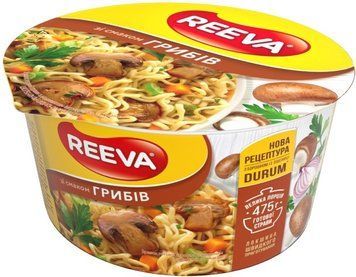 Вермішель Reeva гриби ЧАША 75г. / 24шт 146 фото