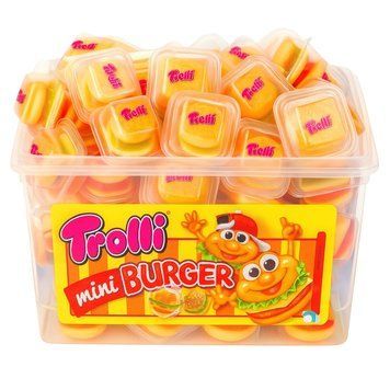 Желейки Trolli mini burger 10г. / 60 шт 270 фото